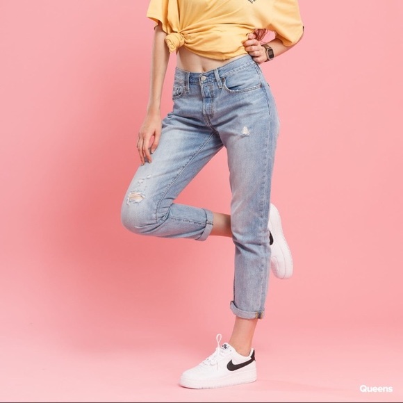 (SOLD) LEVI’s 501 ST Slim Tapered Denim Jeans Blue 28 - Picture 3 of 8